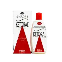 Ketoral Topical Anti- Fungal Shampoo 100 ml (bilim)