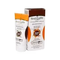 Sunsafe whitening anti-sun, age spot sunscreen all skin types SPF50+