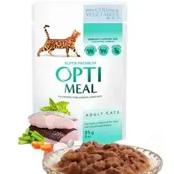 OPTI MEAL Cod Vegetables in Jelly 85g
