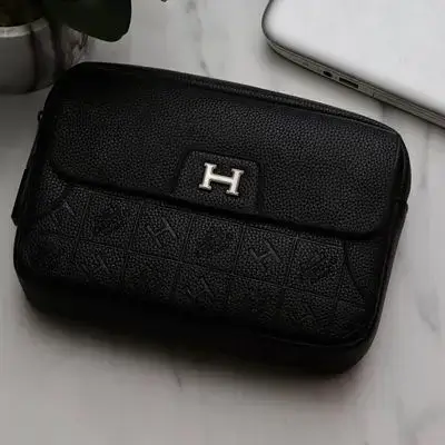 Leather Handbag Fingerprint good quality