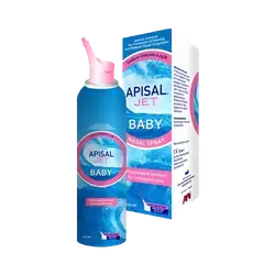 APISAL Jet Baby Nasal Spray Physiological Solution for Rinsing The Nose 125ml _ API
