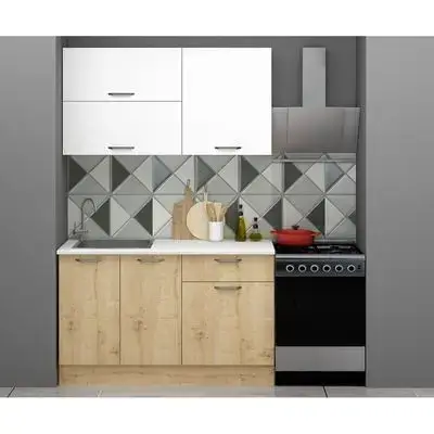 Simple Kitchen Cabinet 140 Cm