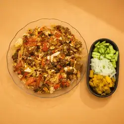 Meat and Egg Plate (Makhlama)