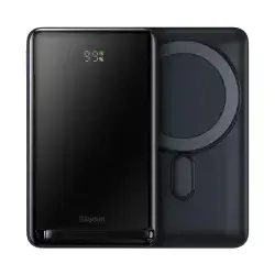 Baseus Magnetic Bracket Power Bank With Magsafe Wireless Charging 10000mah 20w