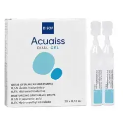 Acuaiss Dual gel moisturizing with hyaluronic acid Single dose (preservative free)