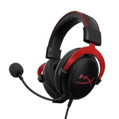 HyperX Cloud II Wired Gaming Headset — Red (New)