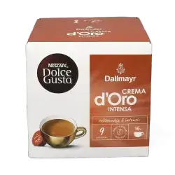 NESCAFÉ Dolce Gusto Dallmayr Crema d’Oro Intensa – Intensity 9 – 16 Capsules