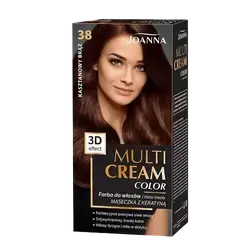 Multi Cream Permanent Intensive Hair Color Dye Care 38 CHESTNUT BROWN _ JOANNA