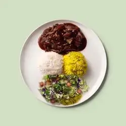 BBQ Meat Meal with Diet Rice