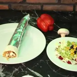 Chicken Sandwich ( Syrian Bread )