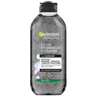 GARNIER SKIN ACTIVE ACQUA MICELLARE GEL PURIFICANTE CON CARBONE 400 ML