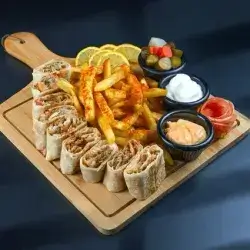 Double Arabic Chicken Shawarma Meal
