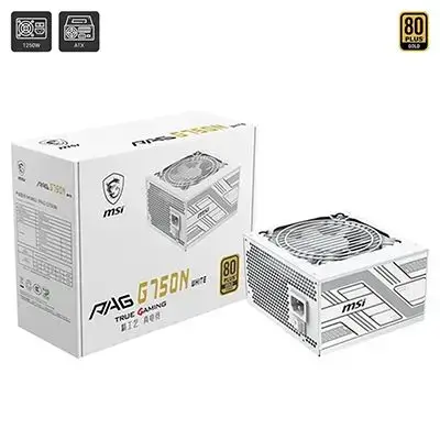 MSI PAG G750N White Gold Power Supply