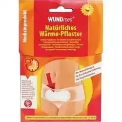 Wundmed Heat Patch for Menstrual Pain//رقعة حرارية طبيعية لتخفيف الام الدورة الشهرية من وندميد لتخفيف الام الدورة الشهرية، ملصقات حرارية للالم الطبيعي، منتج طبي 22 × 9.5 سم