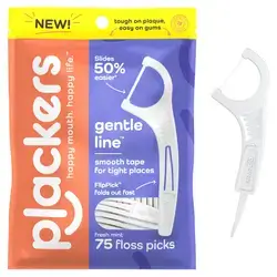 Plackers Gentle Line 75 Floss picks