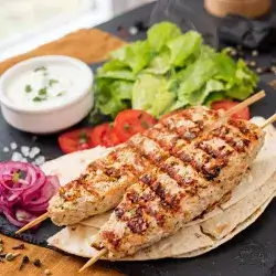 کەبابی مریشک بۆ ١ کەس
