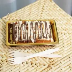 Waffle With Kinder Sauce