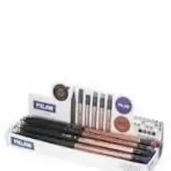 Display box 24 HB graphite pencils with eraser, Copper series