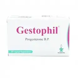 Gestophil 400mg 15 Vaginal Suppository