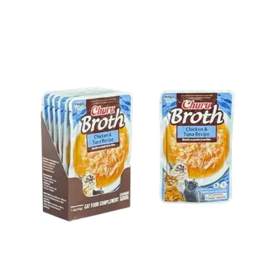 Inaba - Broth - Chicken & Tuna 6 pieces+1gift