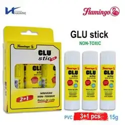 Set Glue Stick 15g-flamingo