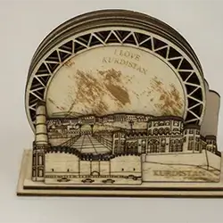 Parki Shar & Amed Wooden Coasters