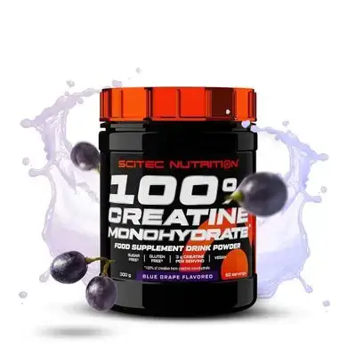100% Creatine Monohydrate (300 gr.) blue grapes