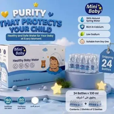 Mini Baby Healthy Baby Water 24 bottles × 330ml