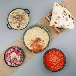 Kurdish Rice And Quraw And Bean