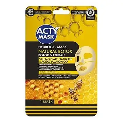Acty Hydrogel Natural Botox Bee Venom Tissue Mask//قناع البوتوكس للوجه بسم النحل الطبيعي وحمض الهيالورونيك المترابط