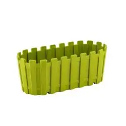 Akasya Balcony Plastic Flower Pot 40 Anthracite