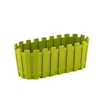 Akasya Balcony Plastic Flower Pot 40 Anthracite
