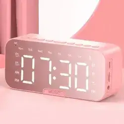 Wireless Clock Speaker Smart AI Alarm Clock, Multifunctional Electronic Amplifier, High Sound Quality Mini Wireless S