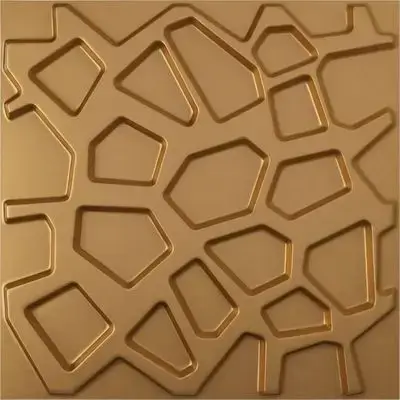 3D Wall Panels Champagne Gold D067