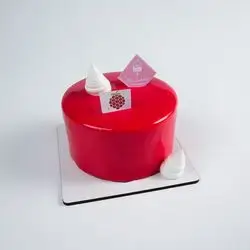 Raspberry Cake Piece
