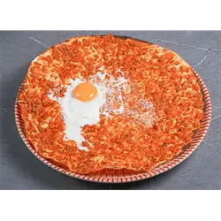 Double Egg Lahmacun