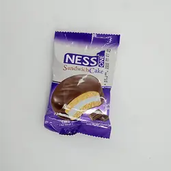 Ness One Marshmallow Sandwich Cake Covered With Chocolate23G