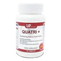 quatri + containing active form folate made in uk 30 tablets
