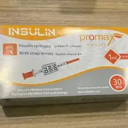 insulin promax (insulin syringe with snap lenses) 1ml