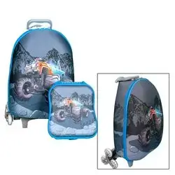Three wheels School Backpack