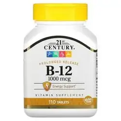 B-12 1000mcg  30 tab. 21 century