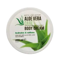Aloe Vera Care Body Cream Hydrates & Softens 200ml 