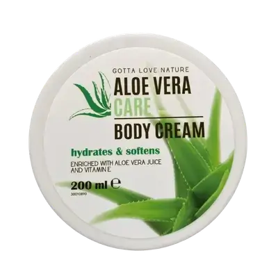 Aloe Vera Care Body Cream Hydrates & Softens 200ml