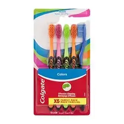 Colgate Effective Cleaning Family Pack Medium X5