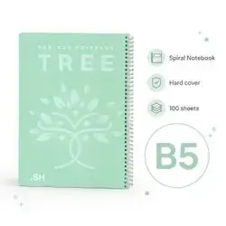 Hardcover Spiral Notebook – B5 | 100 Sheets