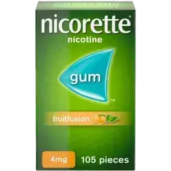 Nicorette® Fruitfusion 4mg Gum Nicotine 105 Pieces