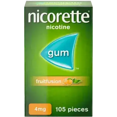 Nicorette® Fruitfusion 4mg Gum Nicotine 105 Pieces