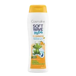 Soft Wave Kids 2in1 Shampoo Apricot 400ml _ Cosmaline
