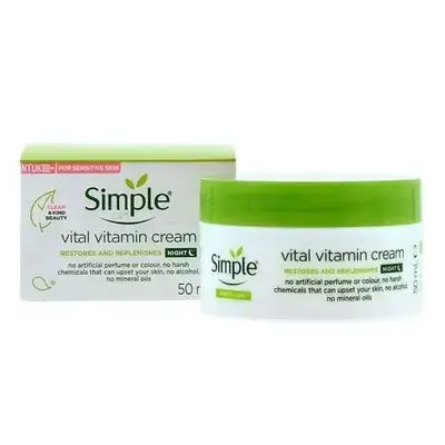 Simple Kind to Skin Vital Vitamin Night Cream - 50ml