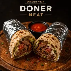 Turkish meat doner to
